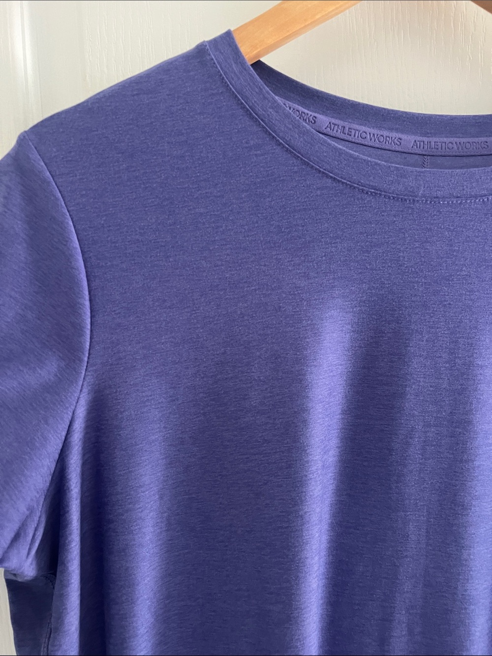 Athletic Works Crew Neck T-Shirt - Violet Purple